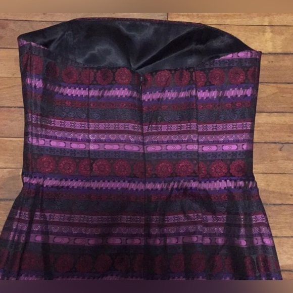 Vintage 1990 Jessica McClintock Gunne Sax, Column Brocade Gown US9. - Picture 2 of 7